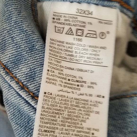 OLD NAVY MEN'S JEANS 32X34 - Picture 3 of 4